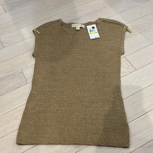 Michael Kors Gold T-shirt Sweater